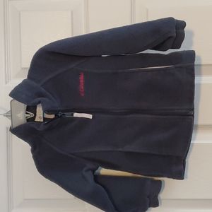 Girls 3T blue zip up fleece